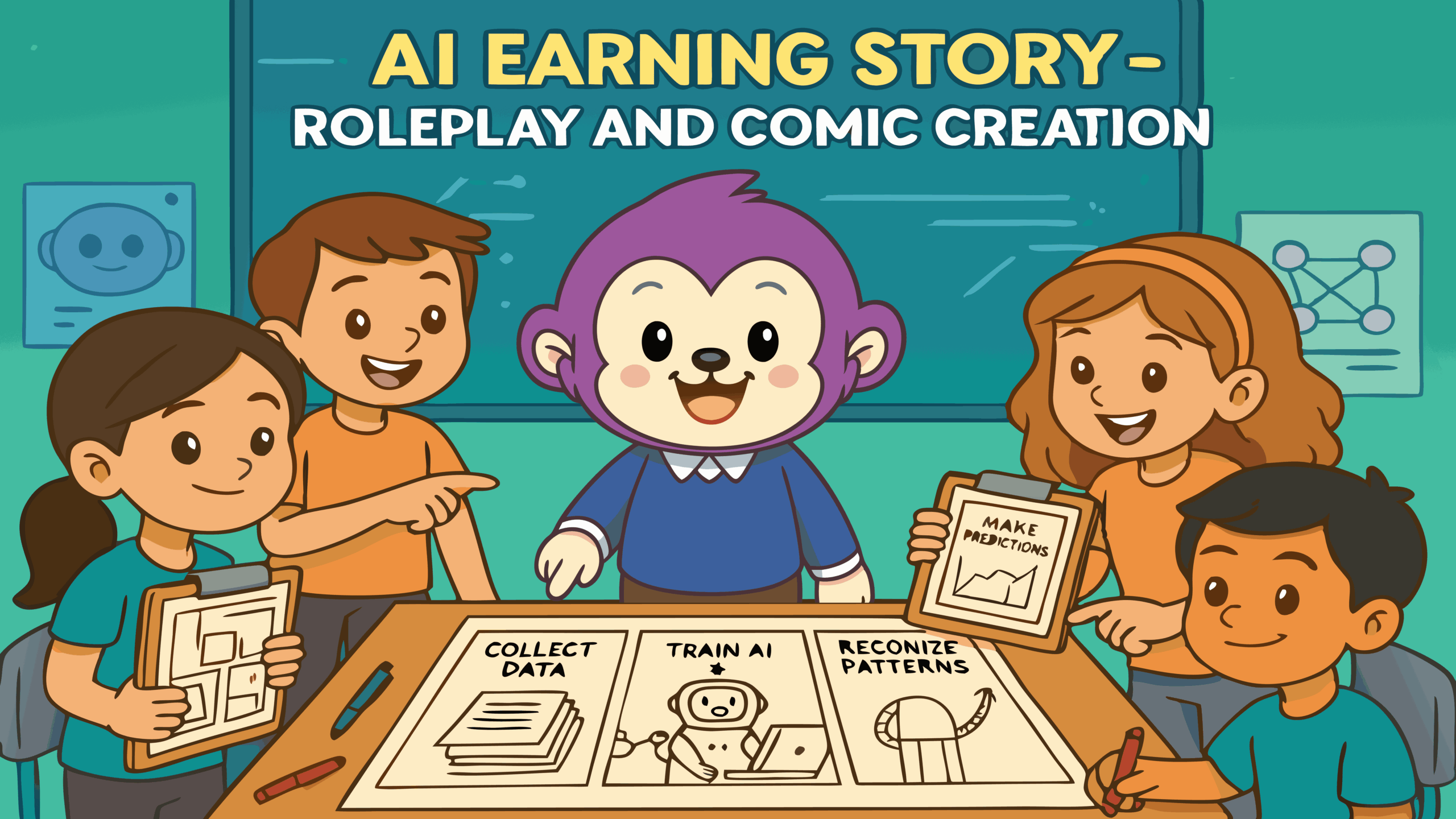 4-5:08:AI Learning Story – Roleplay and Comic Creation
