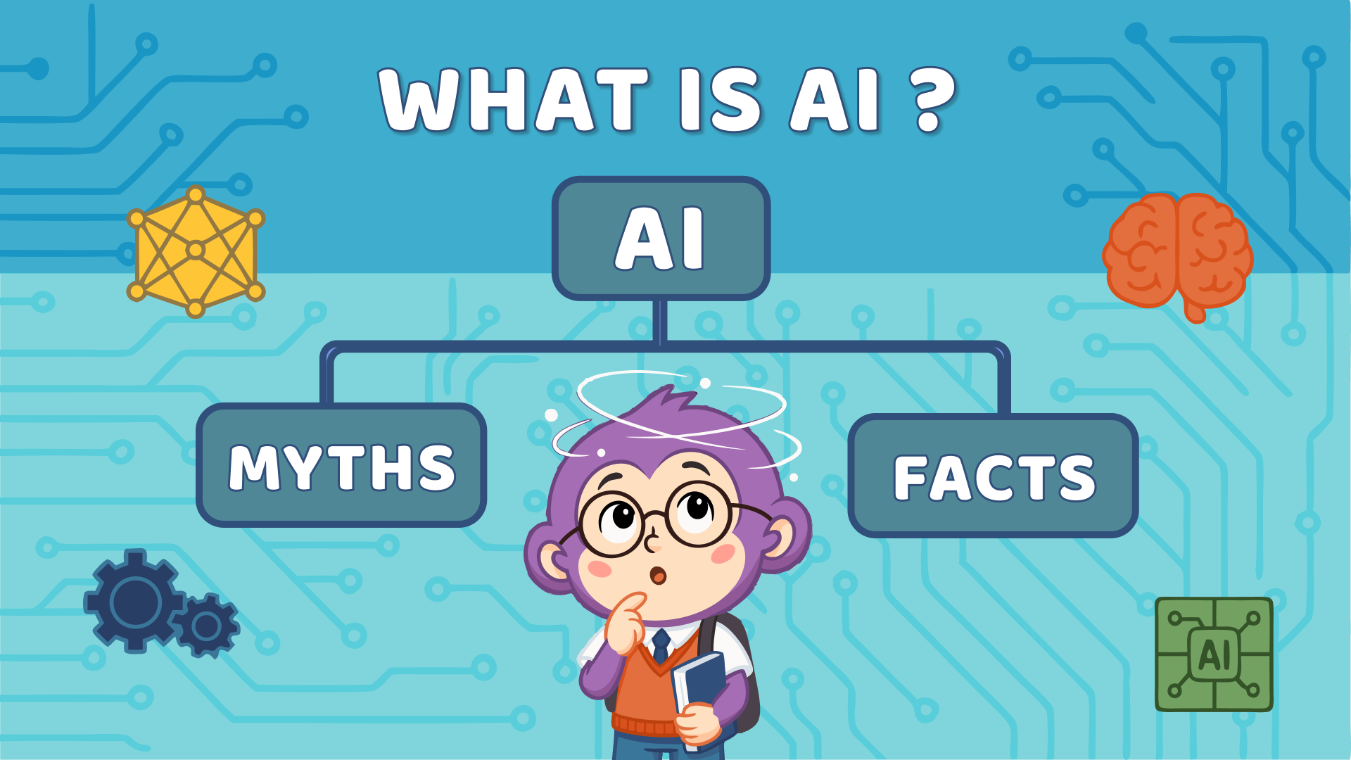 Introduction to AI, ML, and Data Science – Basics and Myths illustration
