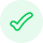 Green tick mark icon
