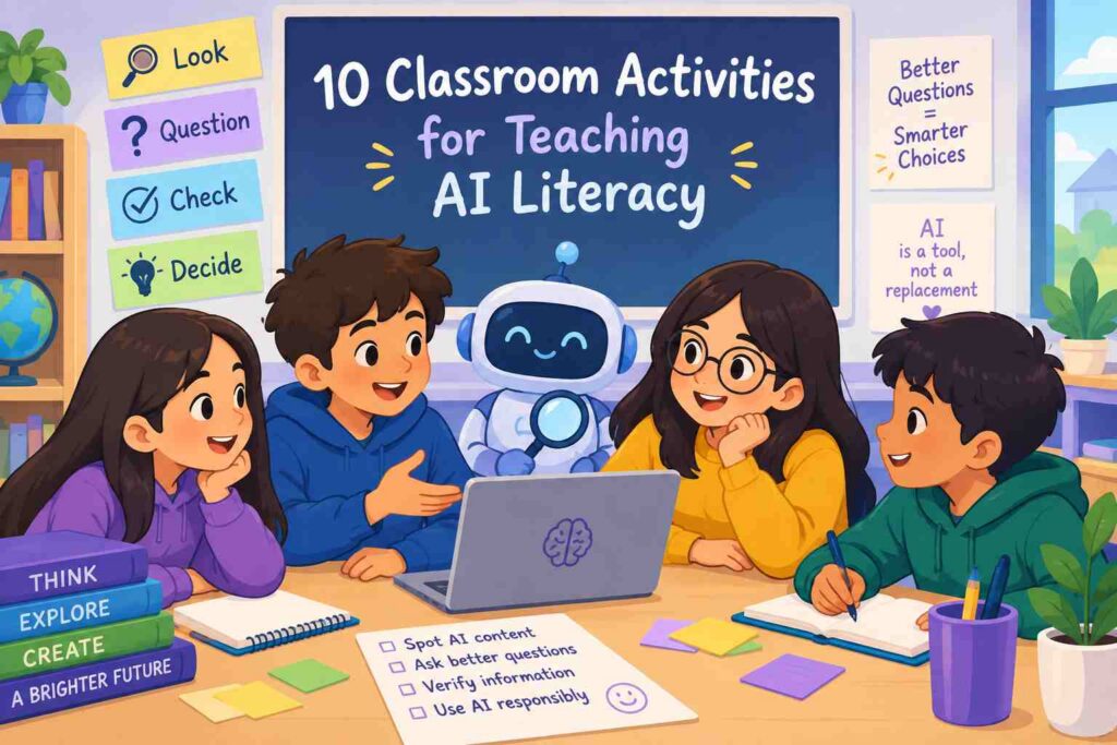 AI Literacy Activities for Students: 10 Powerful Classroom Ideas