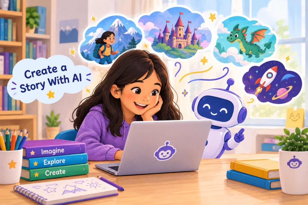 Create a Story With AI: A Fun Activity for Kids