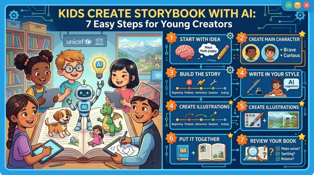 Kids Can Create Storybook With AI: 7 Easy Steps for Young Creators