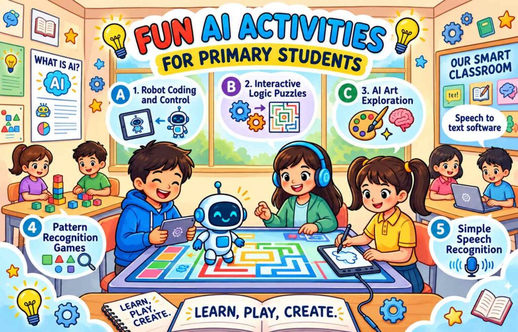 AI Activities for Primary School Students: 10 Amazing, Must-Try Ideas