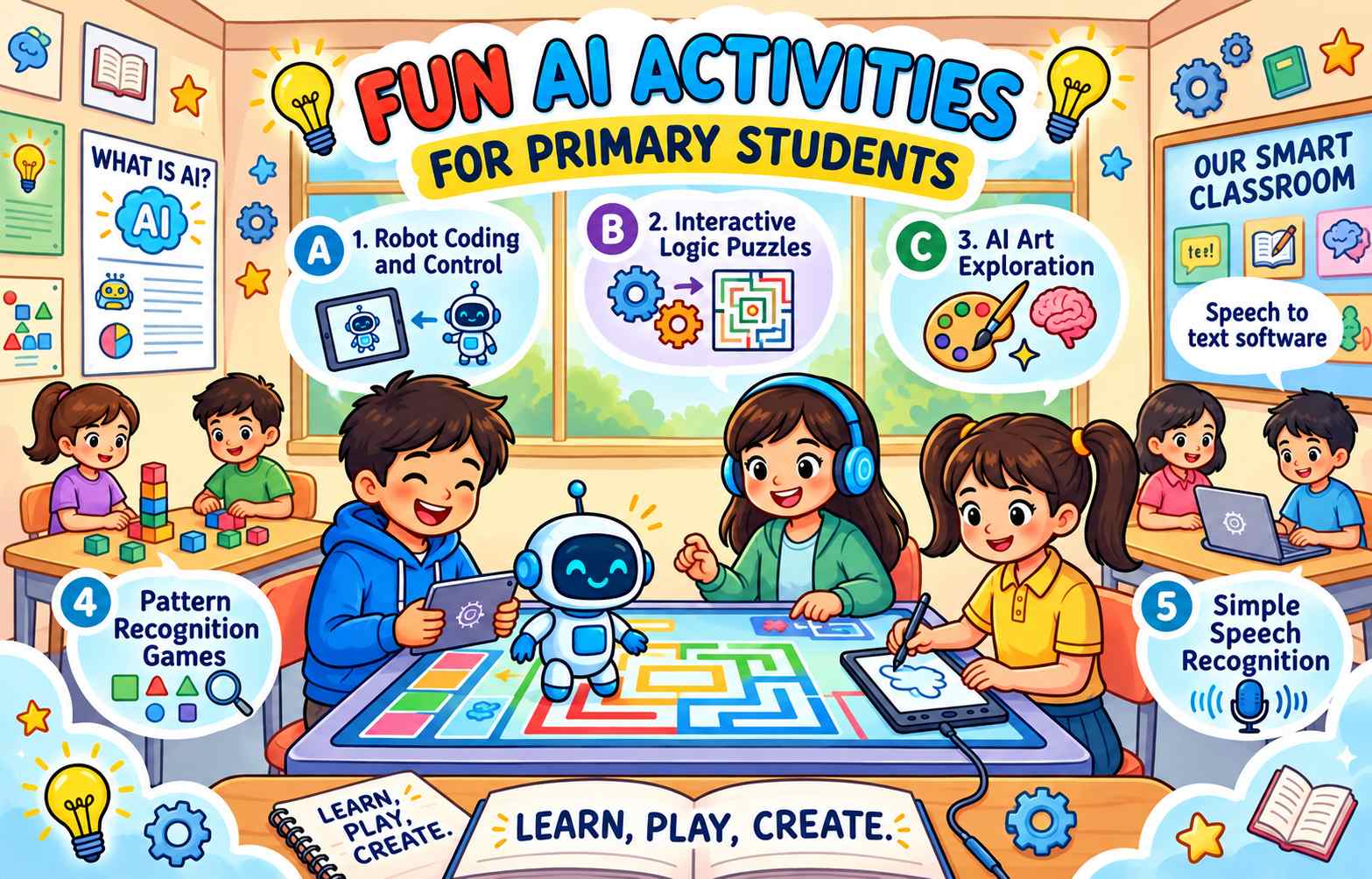 AI Activities for Primary School Students: 10 Amazing, Must-Try Ideas