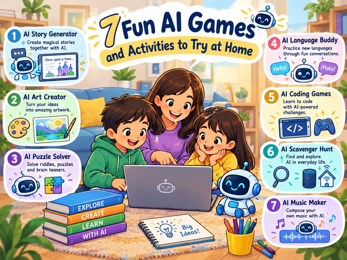 AI Games and Activities: 7 Fun, Easy Ideas to Try at Home