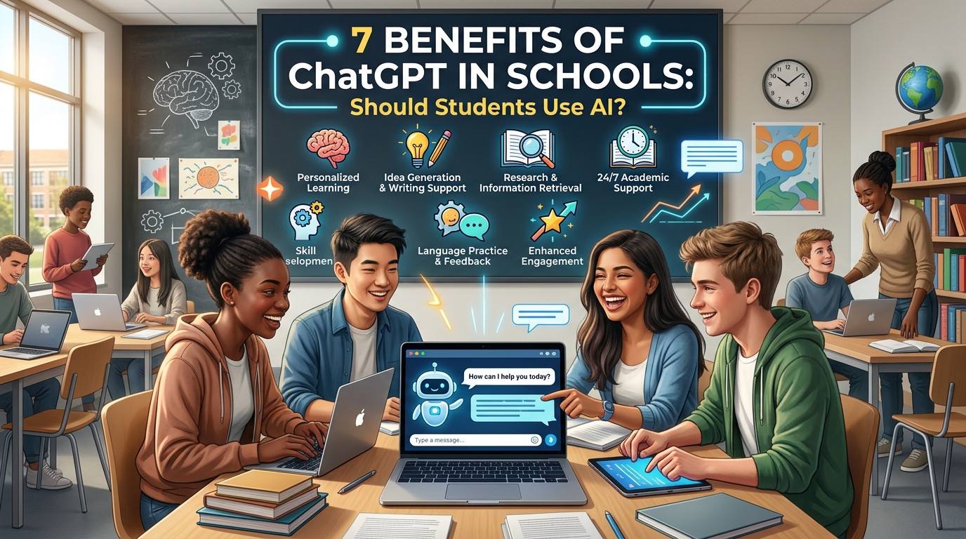 7 Benefits of ChatGPT in Schools: Should Students Use AI?