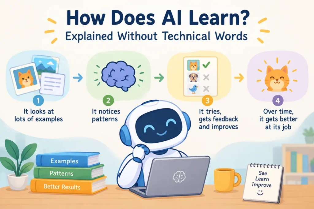 How Does AI Learn? 5 Amazing, Easy Steps Explained Simply