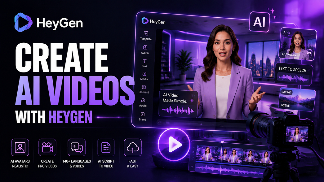 Create AI Videos with HeyGen AI